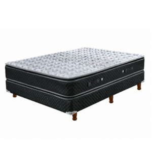 Colchon y Sommier Cannon Doral Pillow Top 140x190x33 (90KG por plaza)