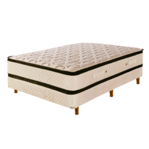 Colchon y Sommier Cannon Sublime Pillow Top 140x190x33 (120KG por plaza)