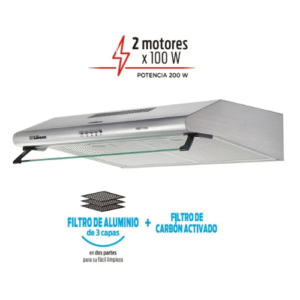 Purificador Liliana Plus 240W 2 Motores Acero KP992