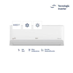 Aire Acondicionado Frio/Calor Inverter BGH 5300W BSI53WCGT