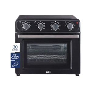 Horno Eléctrico Freidora de Aire BGH 30 litros Negro