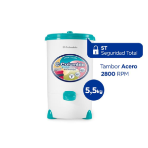 Secarropas Columbia 5,5 Kg 2800RPM Linea Colors HTS5503