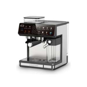 Cafetera Lusqtoff Espresso 3 en 1 con Molinillo y Espumador de Leche