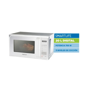 Microondas Smartlife 20L Blanco SL-MWO20MDW