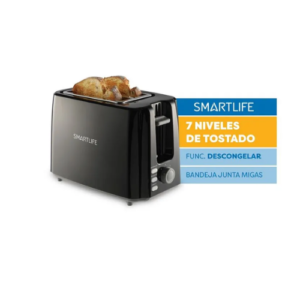 Tostadora Smartlife 7 Niveles 750W Negra SL-TO1301